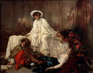 Nach dem Maskenball, 1850er Jahre von Thomas Couture