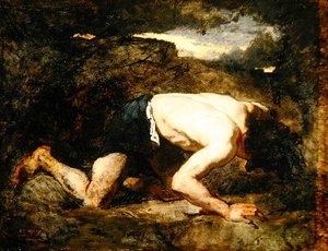 Der Flüchtling, Studie für Timon von Athen