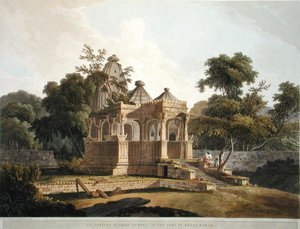 Ein alter Hindutempel in der Festung von Rotas, Bahar, Tafel 12 aus 