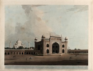 Das Taj Mahal in Agra von Thomas Daniell
