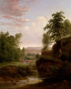 Blick zum Hudson River von Thomas Doughty
