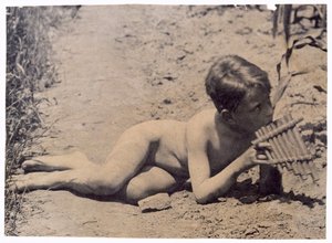 Ben Crowell Studie für Arkadien, ca. 1883 von Thomas Eakins