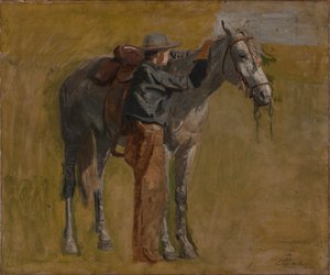 Cowboy: Studie für Cowboys in den Badlands von Thomas Eakins