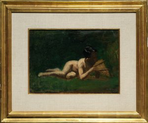 Studie für einen liegenden Jungen in "Arkadia" von Thomas Eakins