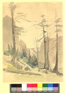 Gebirgslandschaft - Studie von Thomas Ender