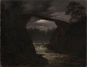 Die Brücke von Hauge außerhalb von Arendal