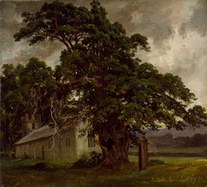 Die Kirche in Patterdale von Thomas Fearnley