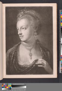 Dame, elegant gekleidet von Thomas Frye