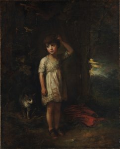 Ein Junge mit einer Katze — Morgen von Thomas Gainsborough