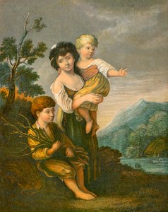 Kinder im Cottage von Thomas Gainsborough