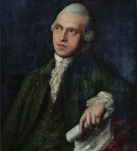 Porträt des Komponisten und Geigers Antonín Kammel 1730-1784, ca. 1768 von Thomas Gainsborough