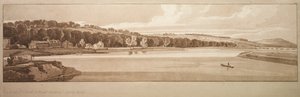 Auswahl von zwanzig der malerischsten Ansichten in Paris: Blick auf St. Cloud und den Kalvarienberg vom Pont de Sèvres