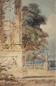 Gartenterrasse von Thomas Girtin