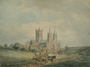 Kathedrale von Lincoln von Thomas Girtin