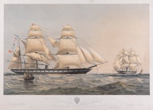 Das Schraubendampfschiff Croesus der General Screw Steam Shipping Company