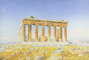 Das Parthenon, ca. 1834 von Thomas Hartley Cromek
