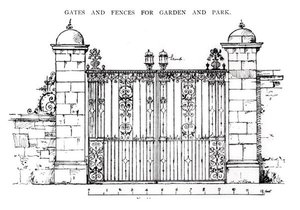 Tore und Zäune für Garten und Park, aus 