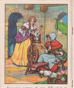 Am Spinnrad eingeschlafen von Thomas Heath Robinson