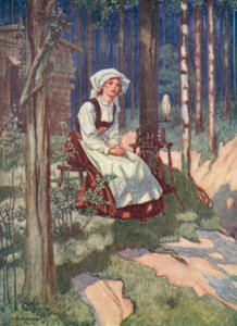 Edvard Grieg: Das Warten von Solvejg von Thomas Heath Robinson