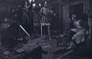 Die Gefangennahme von William Wallace AD1305 von Thomas Heath Robinson