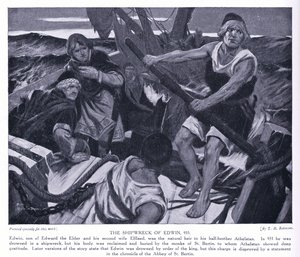 Das Schiffswrack von Edwin AD933 von Thomas Heath Robinson