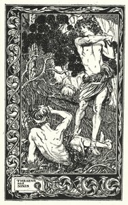 Theseus und Sinis von Thomas Heath Robinson