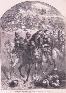 Hampden tödlich verwundet bei Chalgrove AD 1643 von Thomas Henry Nicholson