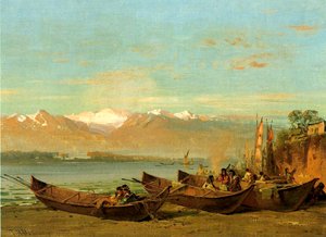 Das Lachs-Festival, Columbia River, ca. 1888