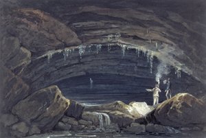 Eröffnung der Höhle bei Porth yr Ogof von Thomas Hornor