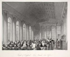 Bank of England - Fünf-Pfund-Noten-Büro, aus 