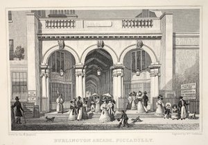 Burlington Arcade, Piccadilly, aus 