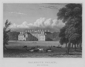 Dalkeith Palace, Mid Lothian von Thomas Hosmer Shepherd