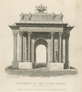 Eingang zum Königspalast, Hyde Park Corner