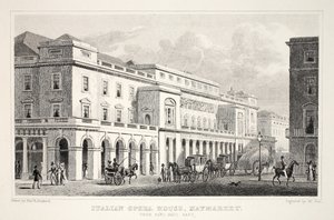 Italienisches Opernhaus, Haymarket, aus 