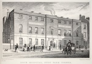 Lock Hospital, Hyde Park Corner, aus 