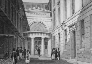Börse, London, aus 