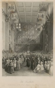 Die Guildhall: Installation des Lord Mayor am 8. November von Thomas Hosmer Shepherd