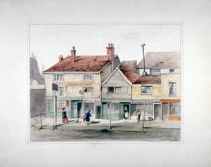 The Hare and Hounds Inn und Ladenfronten in der Upper Street, Islington, London