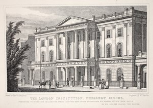 Die London Institution, Finsbury Circus, aus 