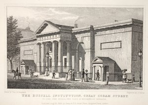 Die Russell Institution, Great Coram Street, aus 