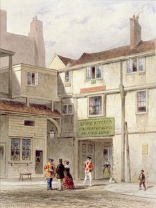 Die berühmte Kantine im Turm - genannt Die Steinküche - abgerissen 1827