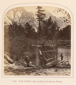 Die Fähre - Merced River, Yosemite-Tal