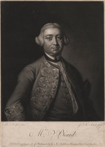 Mr. Beard, graviert von James McArdell, 1764