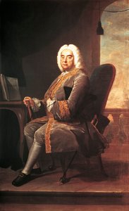 Porträt des deutsch-englischen Komponisten Georg Friedrich Händel (1685-1759)