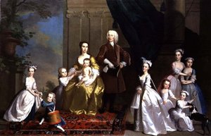 Die Familie Radcliffe, ca. 1738-42
