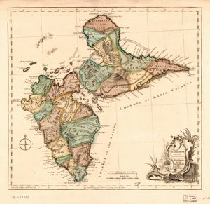 Guadaloupe, eine der Karibischen Inseln, die zu Frankreich in den Westindischen Inseln gehört, LOC 75693285