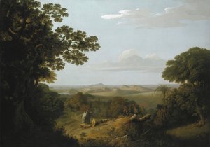 Ansicht der Campi Flegrei vom Camaldolese-Kloster bei Neapel