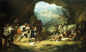 Das Atelier von Salvator Rosa in den Abruzzen