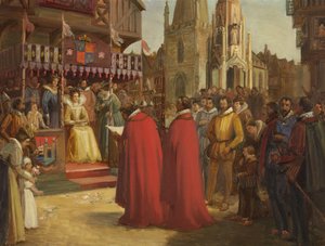 Besuch von Königin Elizabeth I. in Bristol von Thomas Kingston