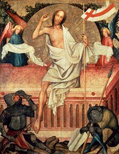 Auferstehung, Tafel vom Kalvarienaltar aus Garamszentbenedek von Thomas Kolozsvari